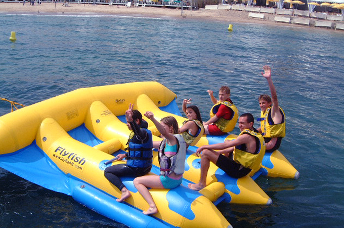 Flying Fish auf der Beachparty