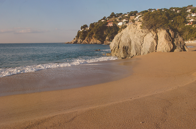 Einsamer Strand Cala Canyelles