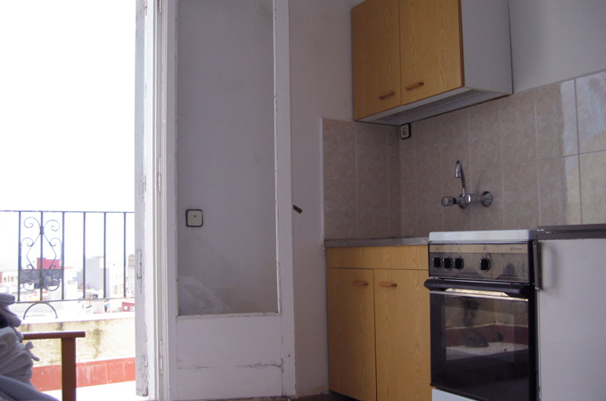 Küche des Apartments